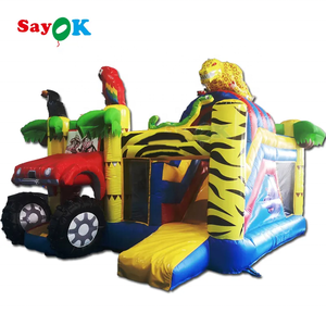 Casa <span class=keywords><strong>de</strong></span> rebote inflable para adultos, casa <span class=keywords><strong>de</strong></span> rebote comercial con tobogán <span class=keywords><strong>de</strong></span> agua - Product Image 1
