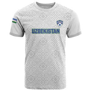 Jersey Sepak Bola Uzbekistan 2026WC White Wolves Turanians Custom Sublimasi Kaos Pria Sepak Bola Bernapas Olahraga Lengan Pendek - Product Image 4