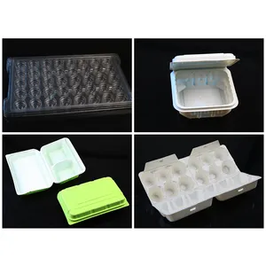 Vacuum And Thermoforming Machinery Automatic New Plastic Tray Plate Food Container Forming Making Machine Vacuum Thermoforming Machine
