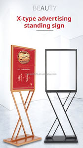 Penyangga tampilan logam Modern kelas atas untuk poster promosi dan papan KT untuk toko pusat perbelanjaan dan papan reklame - Product Image 5