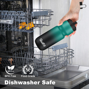 Bouteille d'eau de cyclisme avec paille 25oz <span class=keywords><strong>sans</strong></span> <span class=keywords><strong>BPA</strong></span>, en plastique, pour vélo, avec bec verseur à débit facile, vente en gros fabricant - Product Image 5