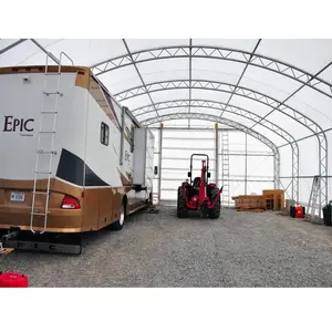 12X12M Berbagai Tenda Gudang Tersedia, Tenda Penyimpanan Komersial Biaya Rendah Shelter Tempat Penampungan Penyimpanan