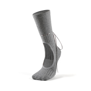 Chaussettes en coton antibactériennes antidérapantes absorbant la transpiration pour le yoga et le Pilates, avec détail ruban et empeigne exposée - Product Image 6