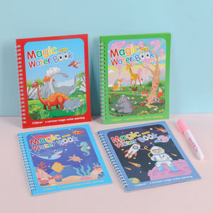 Renkli sihirli su kitaplarını göndermeye hazır çocuklar için yeniden kullanılabilir çizim kitabı kalem ile sihirli su Doodle kitap - Product Image 3