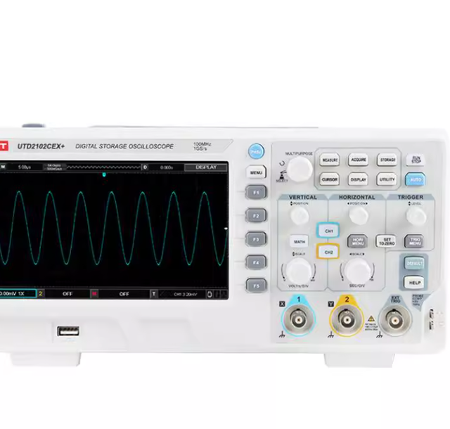 Hot Sale : UTD2102CEX Digital Oscilloscope 100M Dual Channel Oscilloscope 150M Can Store Utd2152S.
