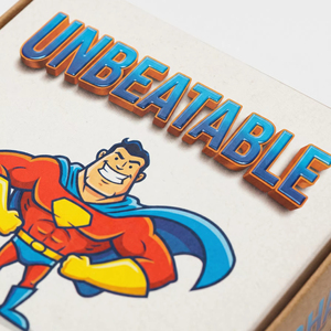 Set di Libri Personalizzati a Tema Supereroi con Copertina Rigida e Cofanetto Stampato - Product Image 1