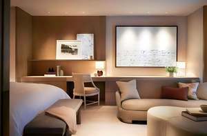 Custom-made Hotel Furniture Bedroom Bunk Bed <b>Sets</b> Luxury Furniture Modern Hotel Design with Storage Cabinet <b>Wardrobe</b> Tv Stand - Product Image 4