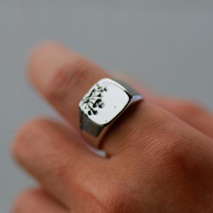 Anillos <span class=keywords><strong>de</strong></span> acero inoxidable personalizados para hombre y mujer, con textura <span class=keywords><strong>de</strong></span> roca, lava, superficie, hip hop, <span class=keywords><strong>rock</strong></span> <span class=keywords><strong>and</strong></span> <span class=keywords><strong>roll</strong></span>, punk - Product Image 6