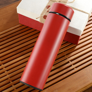 Bouteille d'eau isotherme en acier inoxydable, simplicité et haute valeur esthétique, bouteille d'eau isotherme intelligente pour la maison - Product Image 5