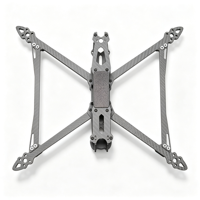 9-inch 387mm Carbon Fiber FPV Drone Frame Mark4 V2 H-Type Freestyle RC Quadcopter Frame Kit Equipped with 7mm Arm
