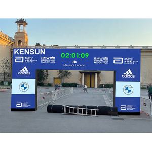 KENSUN Creative Racing Car Marathon Bike Race <span class=keywords><strong>Location</strong></span> extérieure Écran LED Forme de porte IP65 Note disponible P3.91 P4 P4.81 P5 P6 P8 - Product Image 1