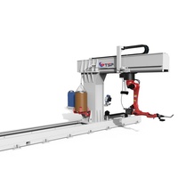 Robot Sel Las MIG Otomatis untuk Rangka Chassis Trailer Industri Otomotif
