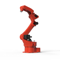 Brazo Robótico Automático de 6 Ejes Controlado por PLC para Carga/Descarga CNC, Accionamiento Servoeléctrico, Protección IP54, Alcance de 1463 mm, Flexible