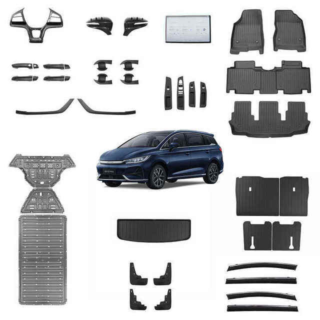 Maremlyn Car Accessories for BYD M6 Emax 7 Carbon Fiber Pattern Exterior Interior Various Protective Decorative Accessory