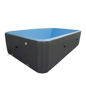Piscina Gonfiabile Rettangolare in PVC <span class=keywords><strong>con</strong></span> Tecnologia Drop Stitch, Design Resistente per il Relax e l'Abbronzatura in Giardino - Product Image 4