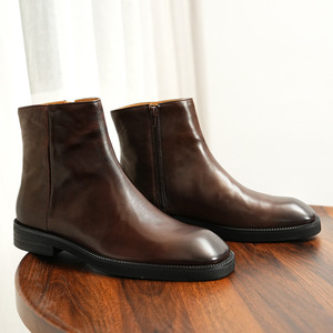 Nuevo producto: Zapatos formales de vestir de cuero genuino de alta gama, personalizados, de caña baja, para hombre, ideales para bodas. - Product Image 3