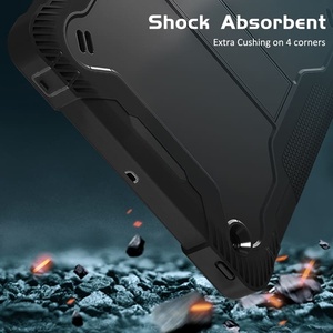 Phong cách đơn giản di động bảo vệ TPU PC trường hợp khó khăn với thuận tiện Silicone Bumper nhựa trở lại ipad 2 3 4 máy tính bảng Bìa - Product Image 5