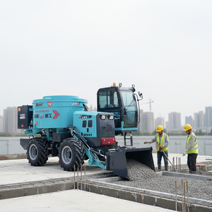 Hormigoneras Autocargables de Boca Plana - <span class=keywords><strong>Hormigonera</strong></span> Pequeña 3 en 1 (Carga, Mezcla y Transporte) para Obras de Construcción - Product Image 2