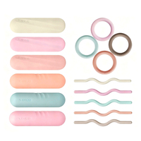 Ensemble d'haltères en silicone (2 pièces) avec surface mate antidérapante pour le yoga, le Pilates, la barre et l'entraînement à domicile
