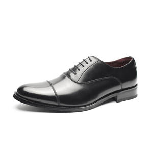 Nouvelles chaussures Oxford en cuir pour hommes, style britannique décontracté, luxe artisanal, brodées, formelles, légères, pour l'automne, mariage, professionnelles, bureau - Product Image 1