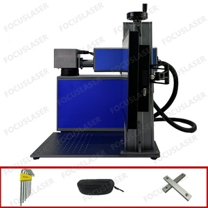 เครื่องทำเครื่องหมายเลเซอร์ไฟเบอร์ระบายความร้อนด้วยอากาศ600W ใหม่ CNC รองรับ Ai BMP PLT DXF - Product Image 3