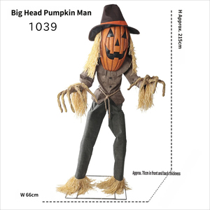 <span class=keywords><strong>Calabaza</strong></span> Eléctrica Gigante de Halloween con Sensor de Movimiento y Cuerpo Giratorio para Decoración de Casas Encantadas - Product Image 4