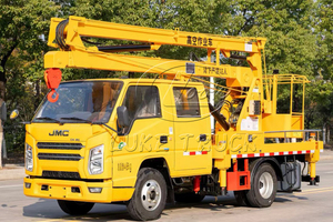 Camión de Trabajo Aéreo con Brazo Articulado de 10m, 12m, 14m, 16m, Capacidad de Carga de 200kg, Camión Elevador con Brazo Plegable, Chasis Diésel 4x2 - Product Image 2