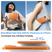 Batería Externa Magnética Inalámbrica de 5000mAh, Mini, Ligera, con Logotipo Personalizable, Carga Rápida Tipo C de 15W, Ideal para Viajes