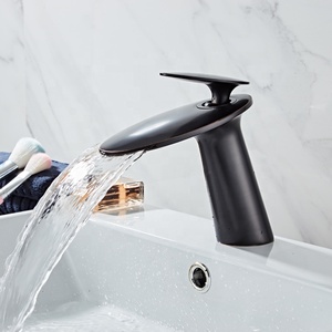 Azeta-<span class=keywords><strong>grifo</strong></span> montado en cubierta de <span class=keywords><strong>cascada</strong></span> para baño, <span class=keywords><strong>lavabo</strong></span> de cuerpo alto de una sola palanca, para Hotel y casa - Product Image 6