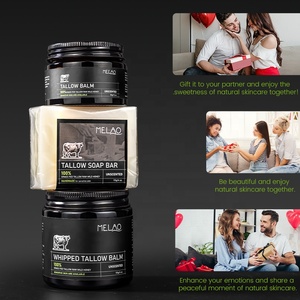 ชุดผลิตภัณฑ์ดูแลผิวสำหรับผู้ชาย OEM Natural <span class=keywords><strong>Men</strong></span> Skin <span class=keywords><strong>Care</strong></span> Set ฮาลาล บาล์มน้ำผึ้งจากไขมันวัวที่เลี้ยงด้วยหญ้า สำหรับผู้ชายและผู้หญิง ชุดของขวัญสำหรับเทศกาล ชุดผลิตภัณฑ์ดูแลผิวจากไขมันวัว - Product Image 4