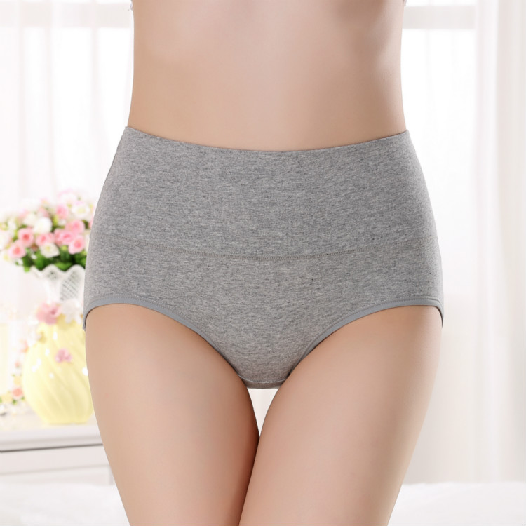 Manufacturers wholesale Fat Womens Underwear Cotton High Waist Underwear for Women Full Coverage Soft Comfortable Briefs Panty