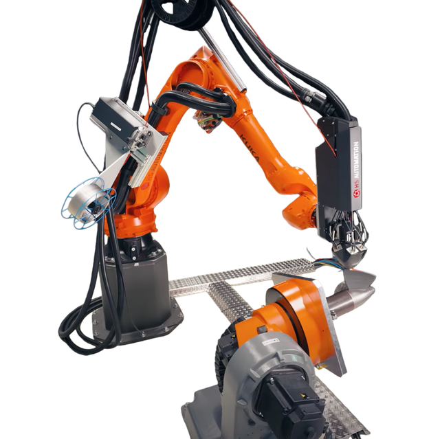 KUKA KR 120 R3100 Robotic Concrete 3D Printing System 6 Axis Industrial Robot for Additive Manufacturing