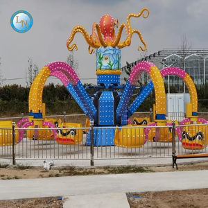 Fête <span class=keywords><strong>foraine</strong></span> Attraction Noël Parc d'attractions Rotary Game Fairground 30 Places Crazy Dancing Fly Big Octopus Rides à vendre - Product Image 6