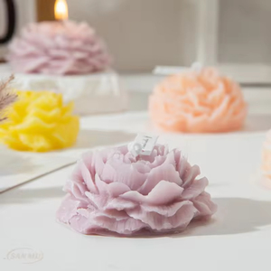 Peony Scented <b>Candles</b> Wholesale Mother's Day Aroma Accompanying Gift Artificial Flower Design <b>Candle</b> Decoration - Product Image 3