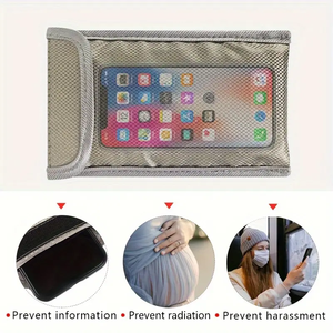 Stock duradero personalizado <span class=keywords><strong>de</strong></span> fábrica 20*10CM bloqueador <span class=keywords><strong>de</strong></span> señal RFID Key Cage <span class=keywords><strong>bolsa</strong></span> bloqueo <span class=keywords><strong>Faraday</strong></span> <span class=keywords><strong>bolsa</strong></span> <span class=keywords><strong>de</strong></span> teléfono para llavero - Product Image 5
