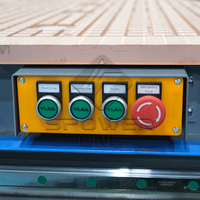 Routeur CNC ATC robuste avec dispositif de chargement et de déchargement automatique, équipement de fraisage et de sculpture sur bois