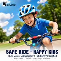 Casque de moto tout-terrain unisexe pour enfant, léger, réglable, haute qualité, EPS+PVC, couleurs personnalisées incluses
