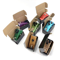 Mini pédale d'effet pour guitare électrique True Bypass Overdrive Distortion Delay Chorus Phaser Tremolo Stompbox pour la vente en gros
