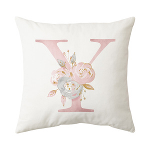 Fodera per cuscino <span class=keywords><strong>con</strong></span> stampa alfabeto a 26 lettere, decorazione moderna minimalista per la casa, federa per divano, vendita all'ingrosso per camera da letto - Product Image 4