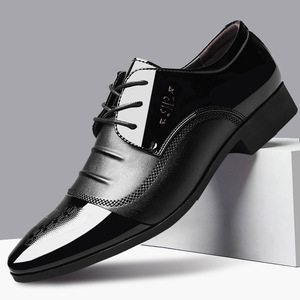 <span class=keywords><strong>Scarpe</strong></span> Eleganti da <span class=keywords><strong>Uomo</strong></span> in Pelle Oxford 38-49, PU Artificiale, Gomma EVA, Nere, Vegane, Formali da Ufficio, Punta Affusolata, Leggere - Product Image 1
