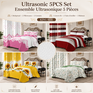 Juego de Ropa de Cama Ultrasónica de Lujo de 3 Piezas, Tamaño King, con Estampado, Disponible en Stock, Venta al Por Mayor - Product Image 6