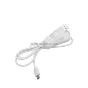 <b>Micro</b> <b>USB</b> Charging <b>Cable</b> for Raspberry Pi Power <b>Cable</b> with ON/OFF Switch Dual 2-Pack - Product Image 3
