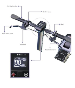 Skuter listrik Eu, tongkat lebar roda lebar kekuatan tinggi 1000w 15ah Pro Dual Brake - Product Image 6