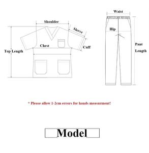 Juego de exfoliación de secado rápido Unisex, <span class=keywords><strong>bata</strong></span> tejida elástica de 4 vías, traje sanitario clínico para médicos, enfermeras, personal de enfermería del Hospital - Product Image 5