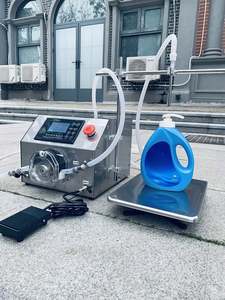 Pompe péristaltique résistante aux acides et aux alcalis, machine de remplissage quantitative semi-automatique étanche aux liquides pour colle, produits chimiques et solvants - Product Image 6