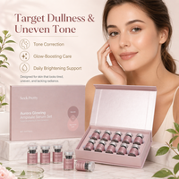 Kit de sérum ampoule éclaircissant anti-taches à la vitamine C et au niacinamide Seek Pretty Face Essence