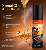 Spray bronzant intensif personnalisé OEM pour le visage et le corps, autobronzant longue durée, hydratant, bronzant naturel, spray d'usine