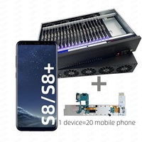 Farm Box 20 Hub USB pour 1000 appareils mobiles, Système de contrôle par lots, 64 Go de RAM, 4 Go de ROM