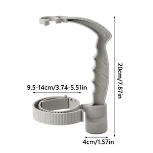 Adjustable <b>Drink</b> Pouring Cup Handle Built-In Bottle Opener Beverage Inverting Handle Holder Oil Pot with Lemon Cover Handle <b>Rack</b> - Product Image 5