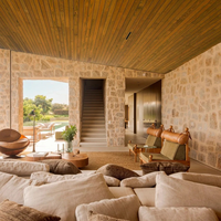 Villa ensoleillée, personnalisation complète de la maison, service de design architectural et d'aménagement intérieur, matériaux de construction, solution tout-en-un